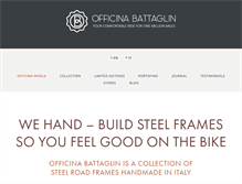 Tablet Screenshot of officinabattaglin.com